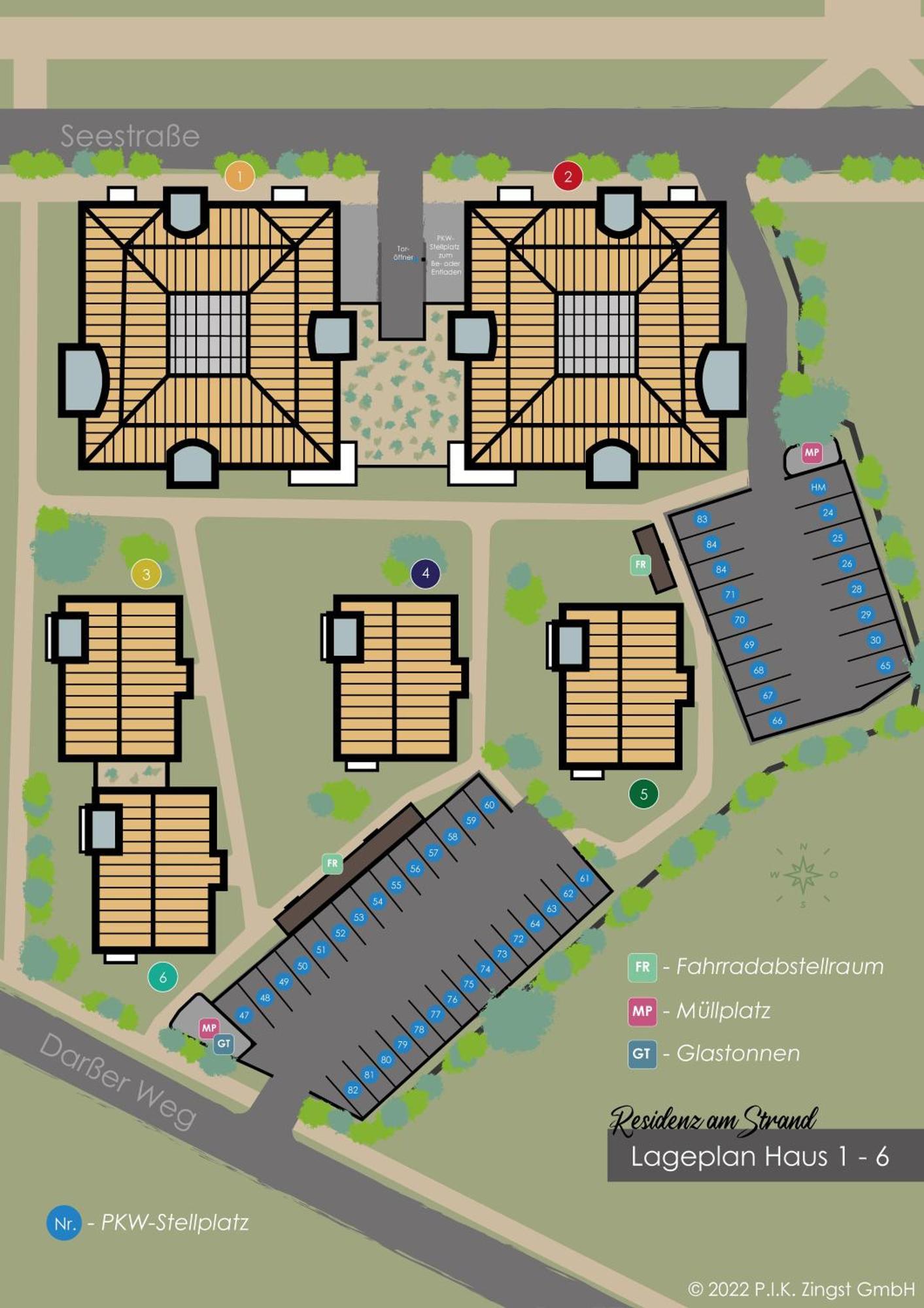 Residenz Am Strand Wohnung 2-28 Zingst Esterno foto